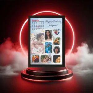 “Designer photo frame with elegant artistic detailing for home or office display”