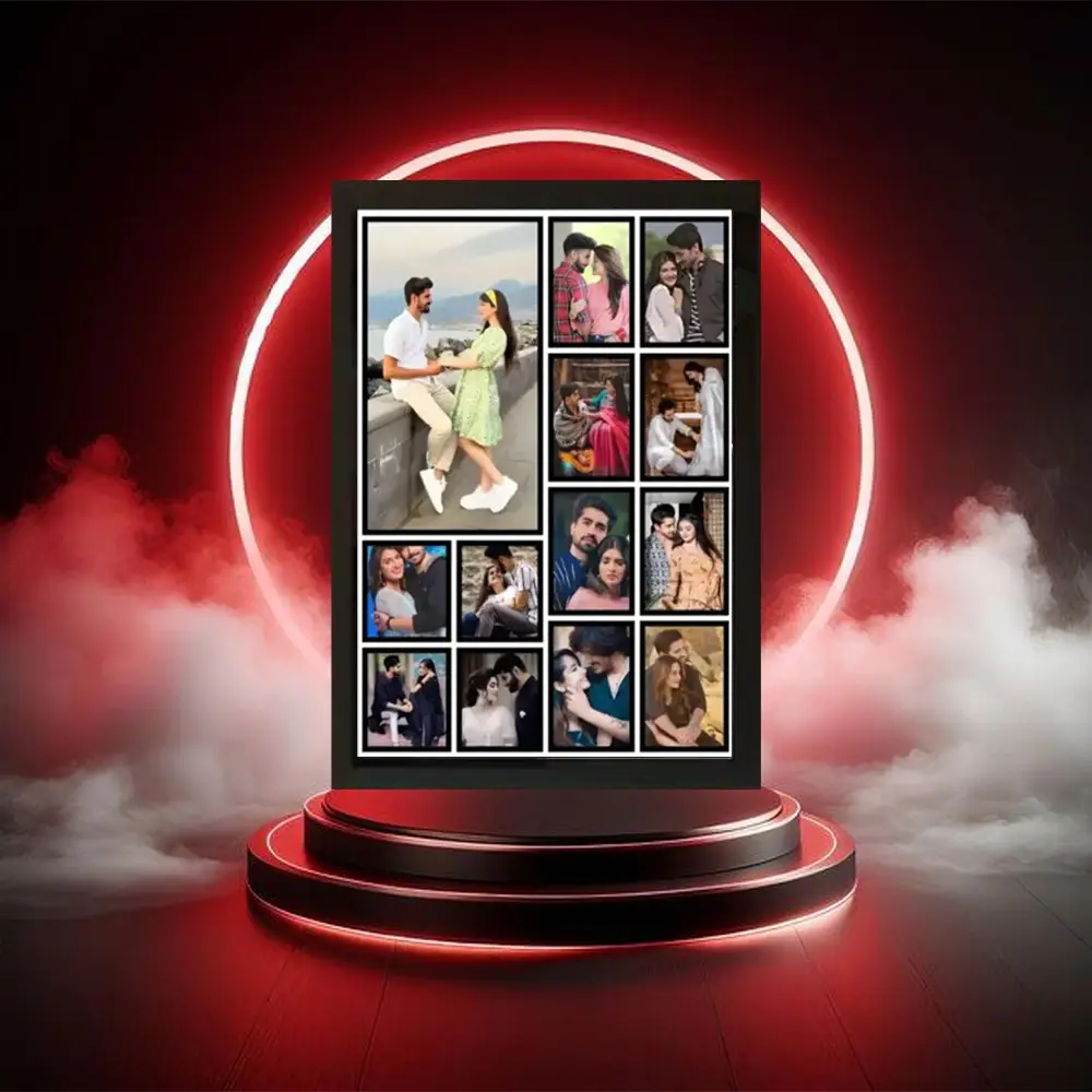 “Designer photo frame with elegant artistic detailing for home or office display”