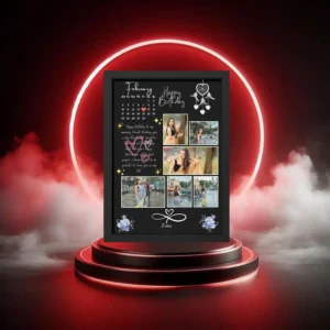 “Designer photo frame with elegant artistic detailing for home or office display”