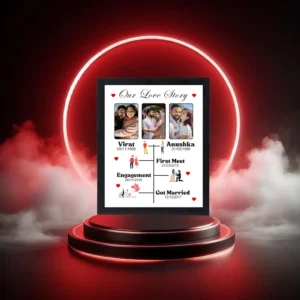 “Designer photo frame with elegant artistic detailing for home or office display”