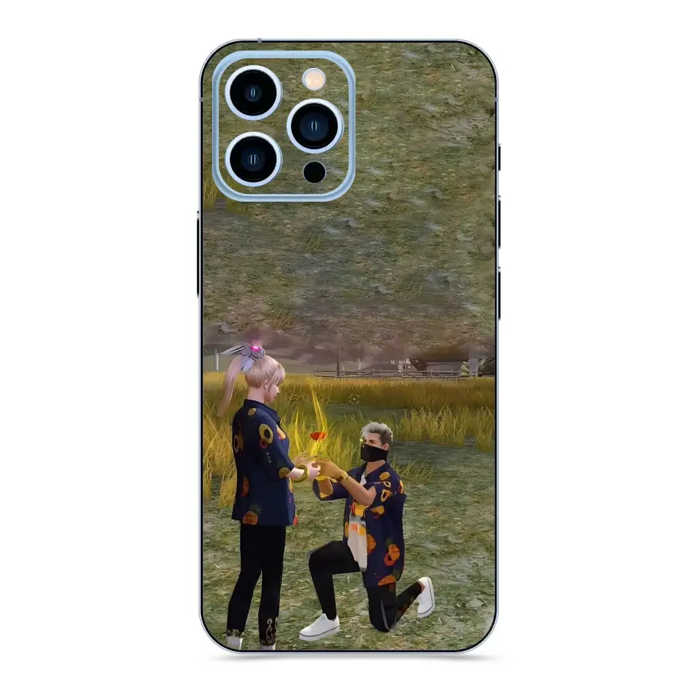 Premium vinyl mobile sticker with stylish matte finish and scratch-proof coating.