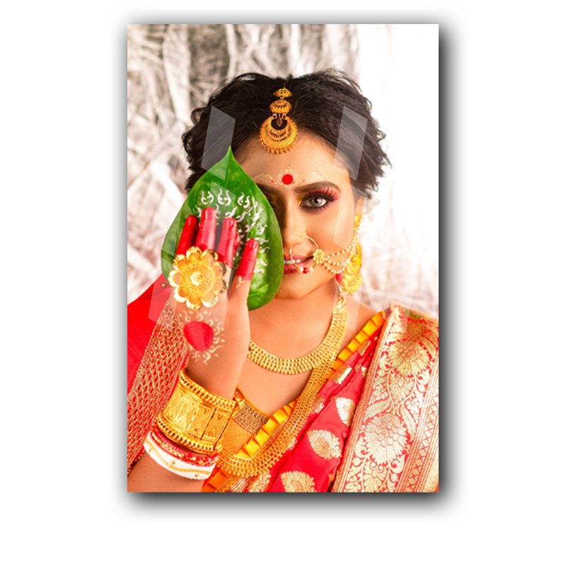 Premium clear acrylic display frame with polished edges and modern design.