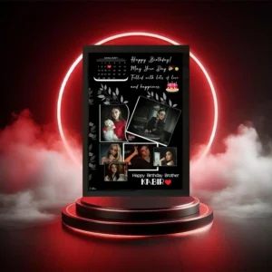 “Designer photo frame with elegant artistic detailing for home or office display”