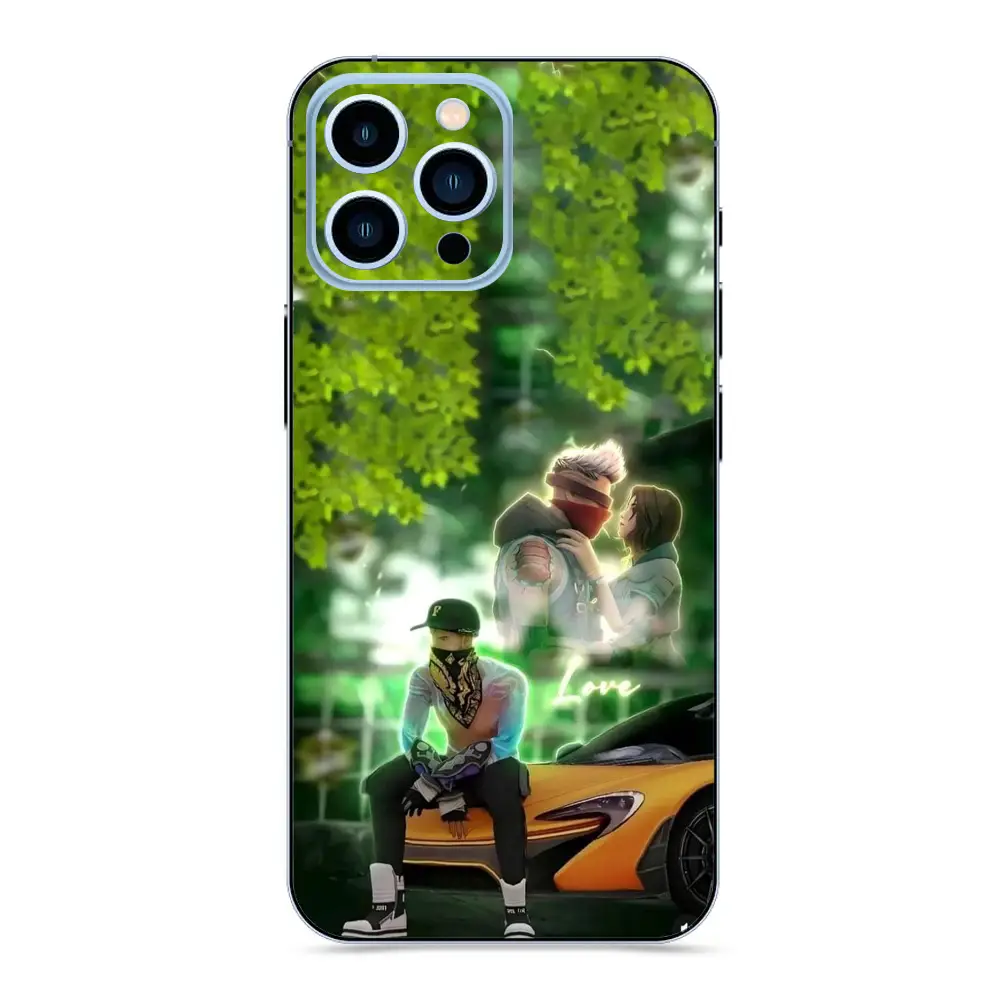 Premium vinyl mobile sticker with stylish matte finish and scratch-proof coating.