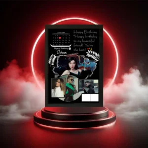 “Designer photo frame with elegant artistic detailing for home or office display”