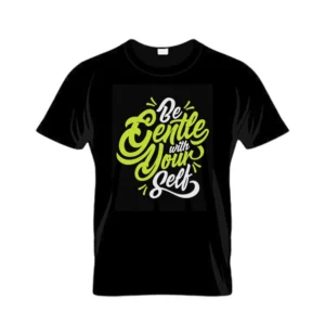 “Designer T-Shirt with trendy print and premium cotton fabric for men and women”