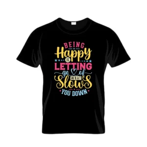 “Designer T-Shirt with trendy print and premium cotton fabric for men and women”