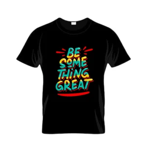 “Designer T-Shirt with trendy print and premium cotton fabric for men and women”