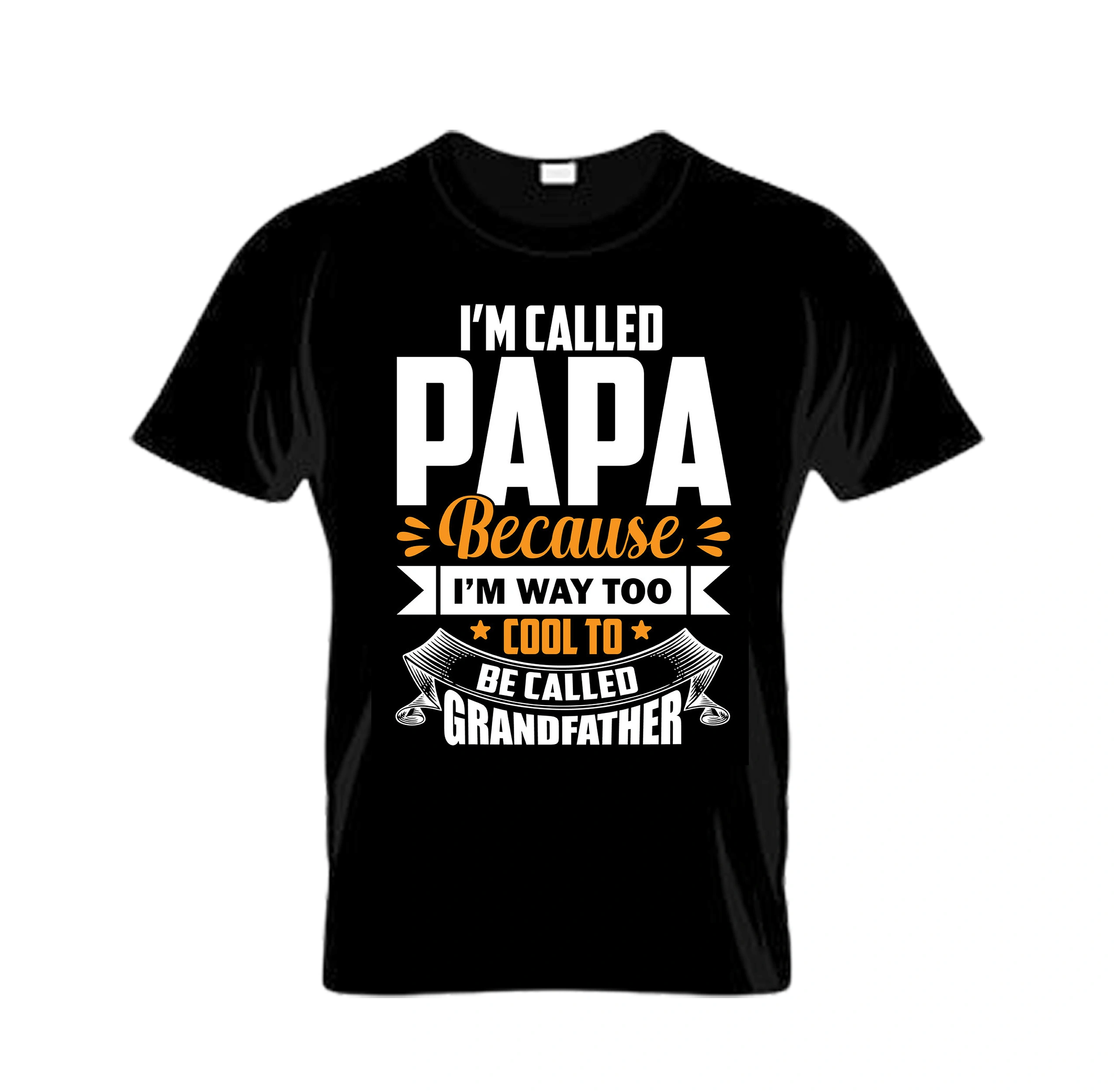 i call papa “Designer T-Shirt with trendy print and premium cotton fabric for men and women”