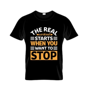 “Designer T-Shirt with trendy print and premium cotton fabric for men and women”