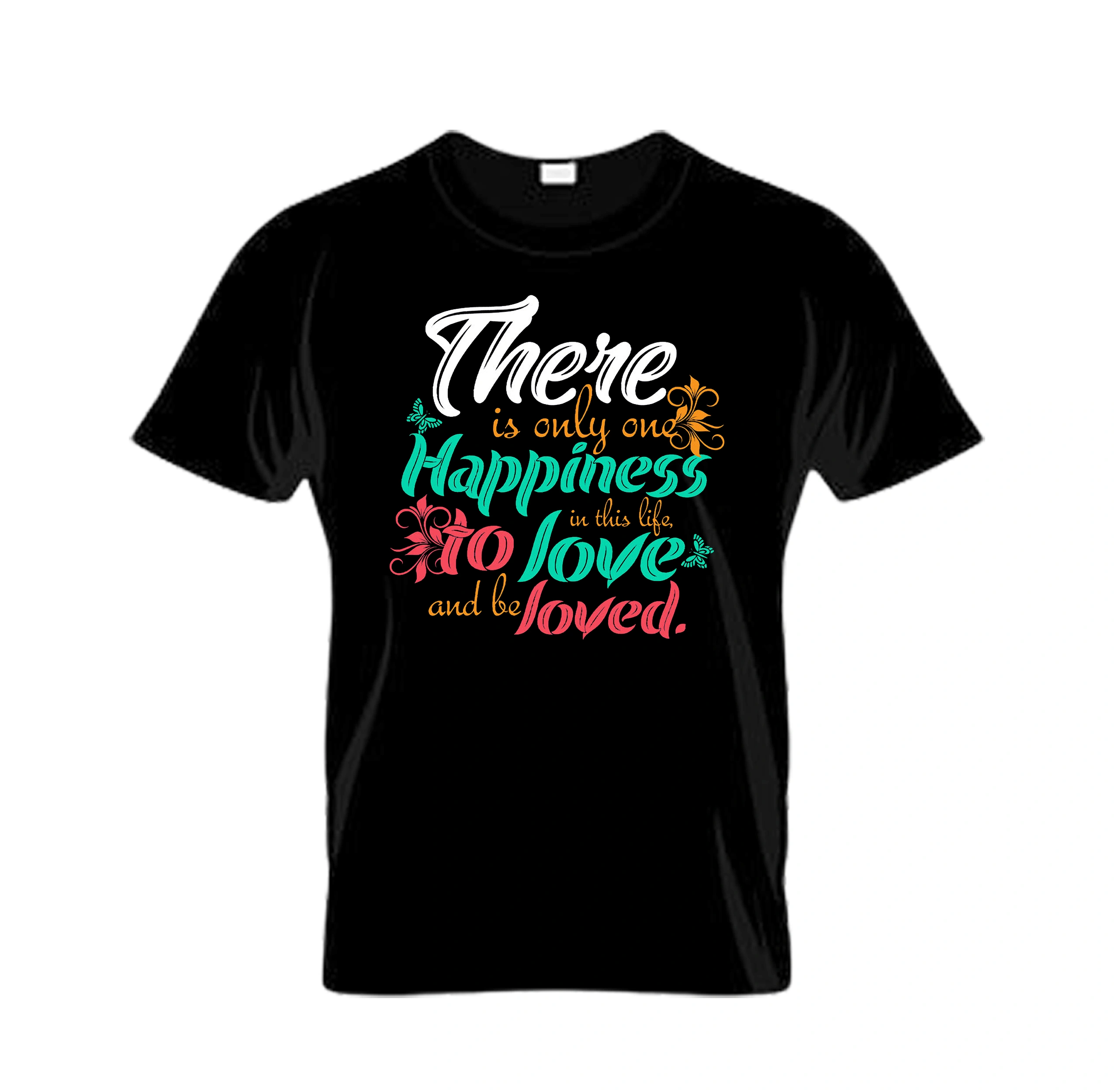 “Designer T-Shirt with trendy print and premium cotton fabric for men and women”