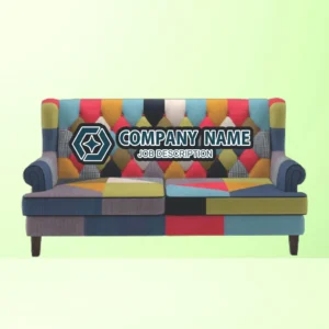 Sofa seller business card die cutting visiting card in india