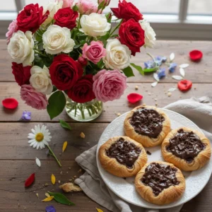 Red Roses + 6 Chocolate Pastries in burdwan