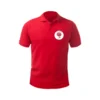 Red Rose logo red polo t-shirt for staff uniform