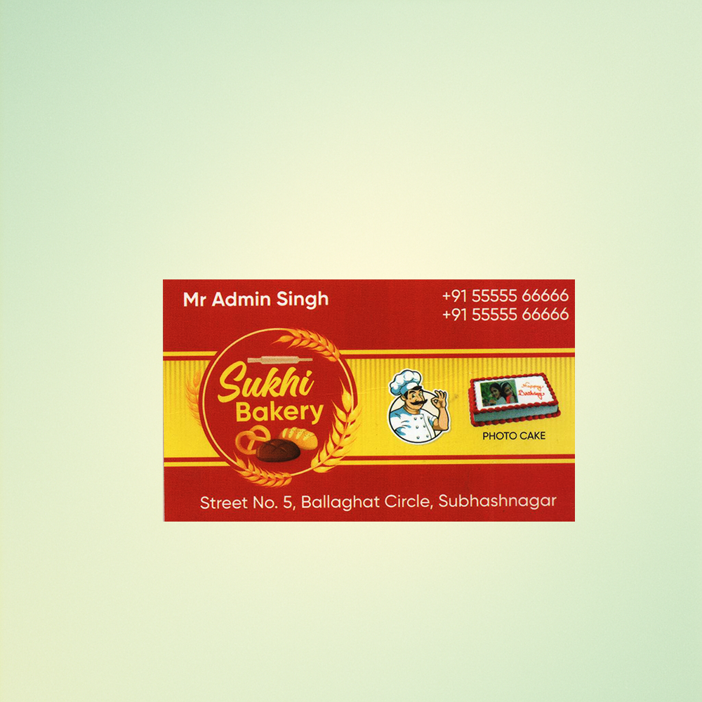 "Visiting card design for Aishwarya Jewellers with turquoise theme, floral elements, model image, and business details."