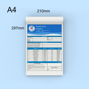 A4 Bill Book  With +1 Duplicate for Shop Billing | GST Invoice Book | Receipt Register for Business