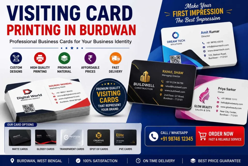 Visiting Card Printing in Burdwan