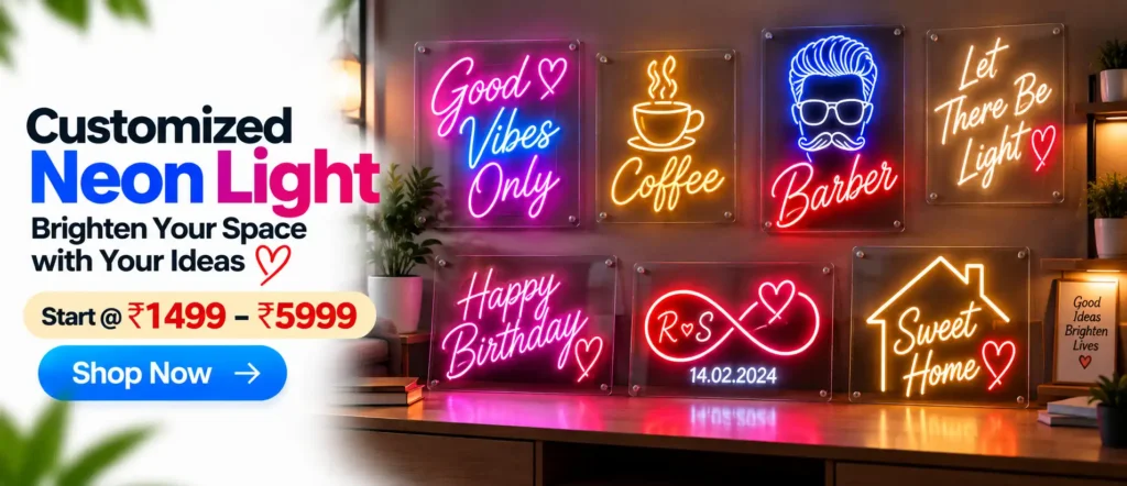 neon light customized in burdwan