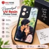 Personalized UV resin photo phone cover with custom picture Personalized UV resin photo phone cover with custom picture